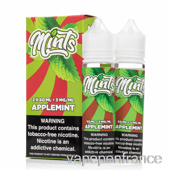 Menthe Pomme - Menthes Vape Co - Stylo Vape 120 Ml 0 Mg